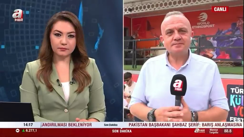 Germiyan Festivali kapsamında Etnospor Tırı'nda etkinlikler düzenleniyor